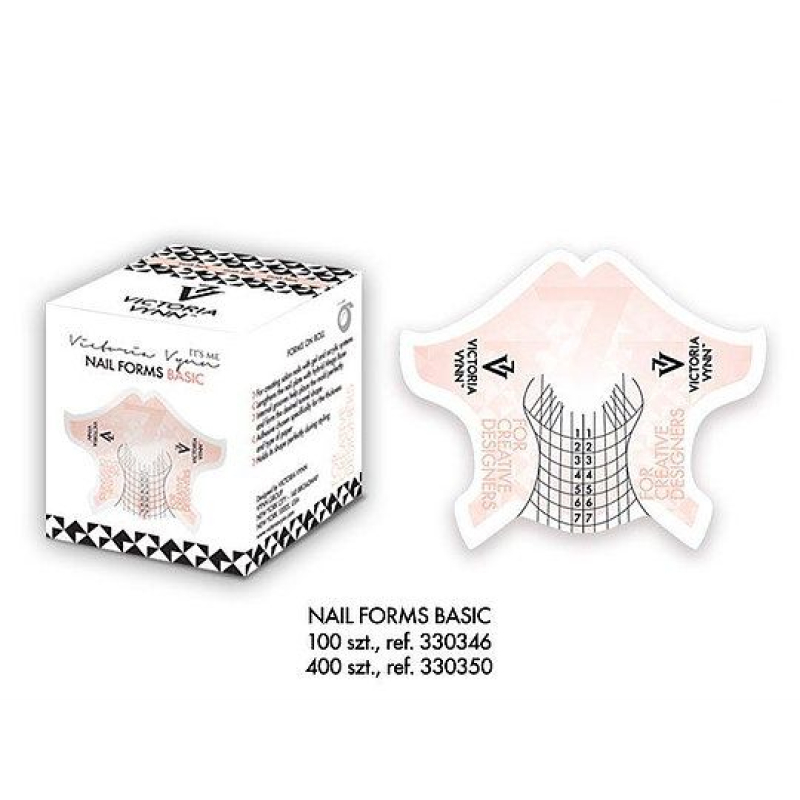 Sjablonen nails forms basic 100st